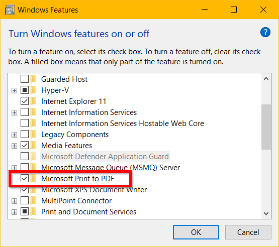 Microsoft Print to PDF Missing Windows 10/11 – Get it back