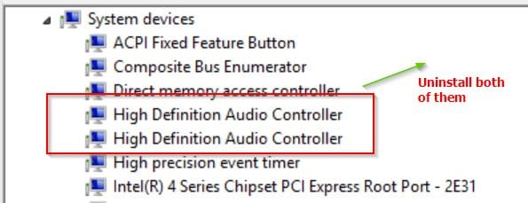 By Means Of High Definition Audio – Fix Driver Problem in Windows 10 or 8.1 or 7