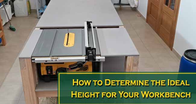 How to Determine the Ideal Height for Your Workbench?