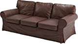 Ektorp 3 Seat Sofa Cover Replacement is Custom Made Slipcover for IKEA Ektorp Sofa Cover (New Brown...