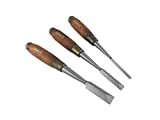 Narex 852100 3 Piece Set Japanese Style Dovetail Chisels 1/4, 1/2, 3/4 Inch