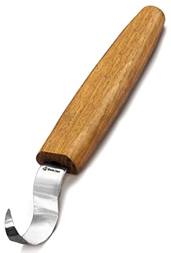 BeaverCraft Wood Carving Hook Knife SK1 for Carving Spoons Kuksa Bowls and Cups Spoon Carving Tools...