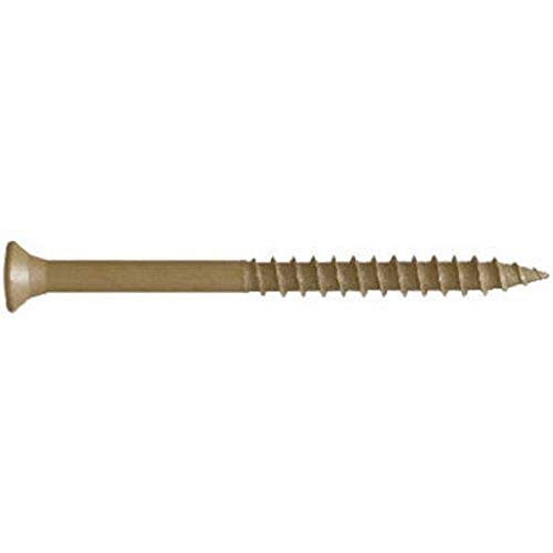 FastenMaster FMGD003-75 GuardDog Exterior Wood Screw, Tan, 3-Inch, 75-Pack