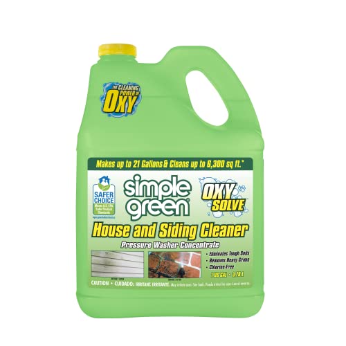 Oxy Solve House and Siding Pressure Washer Cleaner - Removes Stains from Mold & Mildew on Vinyl,...