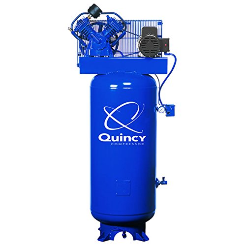 Quincy QT-54 Splash Lubricated Reciprocating Air Compressor - 5 HP, 230 Volt, 1 Phase, 60-Gallon...