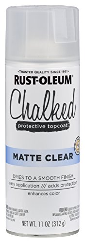 Rust-Oleum 302599 Chalked Ultra Spray Paint, 12 Ounce (Pack of 1), Matte Clear
