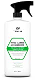TriNova Wood Cleaner, Conditioner, Wax & Polish - Spray for Furniture & Cabinets - Removes Stains &...