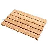 GOBAM Shower Mat Bath Mat for Spa Relaxation,Bathroom Rugs Non-Slip for Indoor or Outdoor,Bamboo...