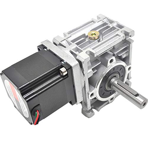 Worm Gear Nema23 Stepper Motor 3.5A L2.1inch Gearbox Ratio 30:1 Speed Reducer for CNC DIY Router
