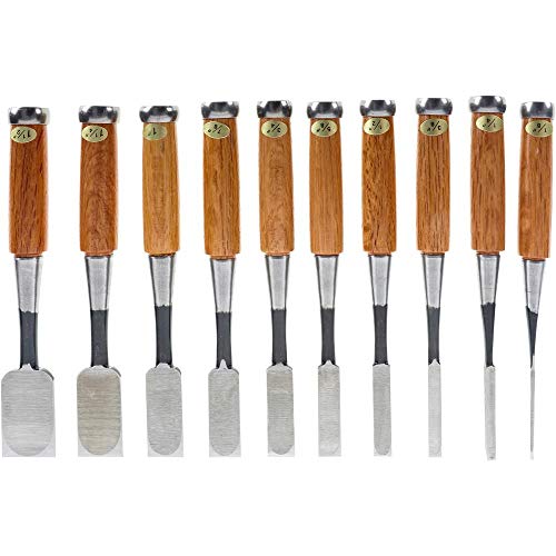 Grizzly Industrial G7102 - Japanese Chisels - 10 pc. Set