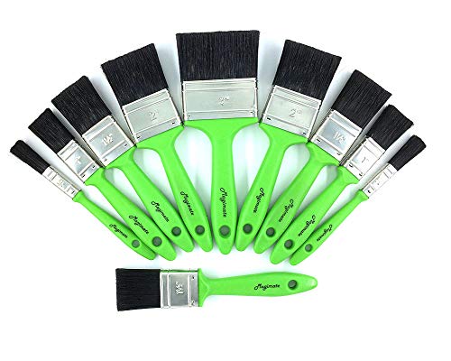 Magimate Paint Brushes Set for Furniture, Fences and Wall Trim, Polyester Bristle Paintbrush,...