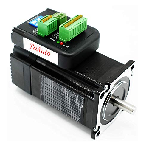 TOAUTO Integrated Closed-Loop Nema23 Stepper Motor with Driver IHSS57-36-20 2Nm 36V Position Encoder...