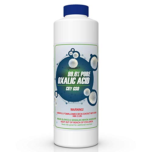 FDC 99.6% Pure OXALIC Acid Powder C2H2O4 (Ethanedioic Acid Dihydrate) Rust Remover, Bleaching Agent,...