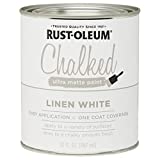 1 qt Rust-Oleum Brands 285140 Linen White Chalked Ultra Matte Paint