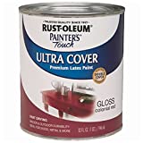 Rust-Oleum 1964502 Painter's Touch Brush Enamel Paint, 32 Fl Oz (Pack of 1), Gloss Colonial Red