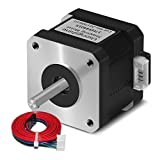 Usongshine Nema 17 Stepper Motor 42BYGH 1.8 Degree 38MM 1.5A 42 Motor (17HS4401S) 42N.cm (60oz.in)...