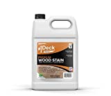 #1 Deck Premium Semi-Transparent Wood Stain for Decks, Fences, & Siding - 1 Gallon (Dark Walnut)