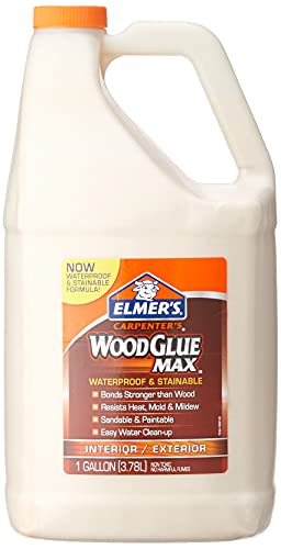 Elmer's E7330 Carpenter's Wood Glue Max, 1 Gallon, Tan