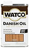 Watco 65241 Danish Oil Wood Finish, Quart, Cherry