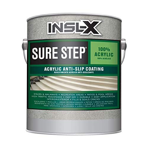 INSL-X SU092209A-01 Sure Step Acrylic Anti-Slip Coating Paint, 1 Gallon, Desert Sand