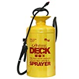 Chapin 30600 2-Gallon Professional Tri-Poxy Steel Deck Sprayer for Deck Cleaners and Transparent...