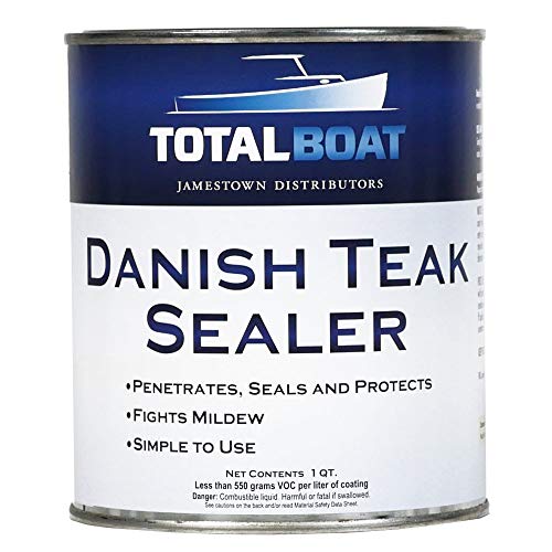 TotalBoat Danish Teak Sealer - Marine Grade Wood Sealer Oil for Boat Decks, Trim and Indoor &...
