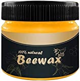 Wood Seasoning Beeswax Beeswax Polish for Wood & Furniture Natural Unscented Beeswax Furniture Wood...