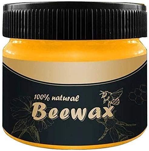 Wood Seasoning Beeswax Beeswax Polish for Wood & Furniture Natural Unscented Beeswax Furniture Wood...