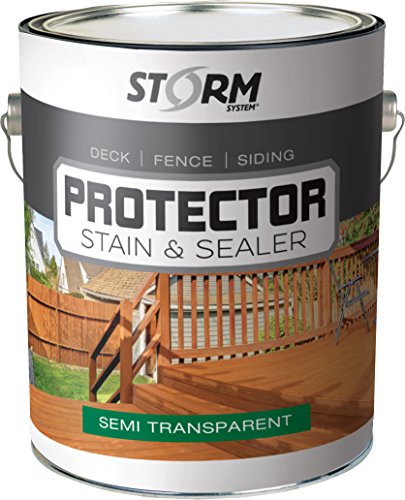 STORM SYSTEM Storm Protector Penetrating Sealer & Stain Protector - Deck Protector, Fence Protector,...