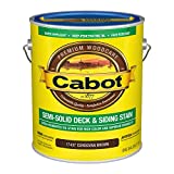 Cabot 140.0017437.007 Semi-Solid Deck & Siding Low VOC Stain, Cordovan Brown