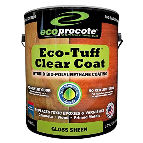 Eco-Tuff Clear Gloss Polyurethane Concrete, Wood Floor, Concrete Countertop, and Wood Furniture...