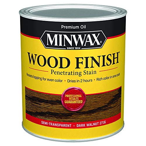 1 qt Minwax 70012 Dark Walnut Wood Finish Oil-Based Wood Stain