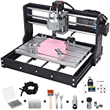 Upgraded Version 3018 Pro CNC Router Kit, mcwdoit GRBL Control 3 Axis DIY CNC Engraving Machine,...