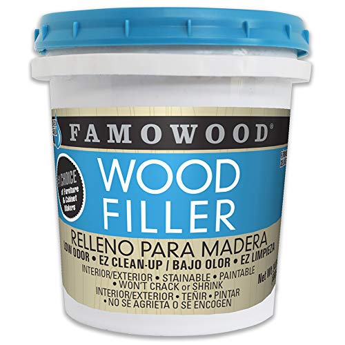 FamoWood 40022126 Latex Wood Filler - Pint, Natural