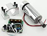 TOPCHANCES 400W CNC Spindle Motor DC 12-60V Aluminum Alloy Milling Motor ER11 + Mach3 PWM Speed...