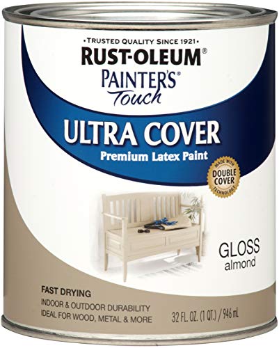 1 qt Rust-Oleum 1994502 Almond Painters Touch 2X Ultra Cover Premium Latex Paint