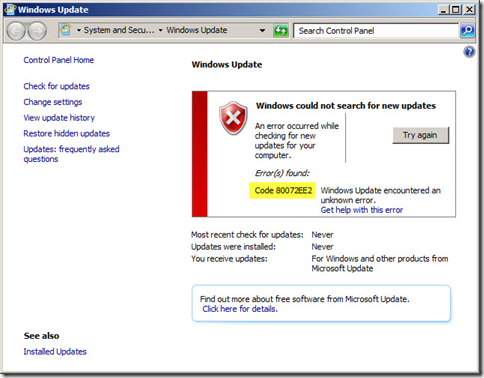 Code-80072Ee2-Windows-7-Update-Error