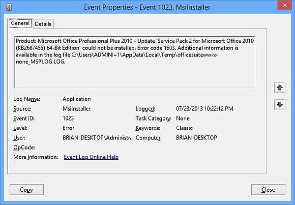 Office_2010_Sp2_For_64Bit_Edition_Failed