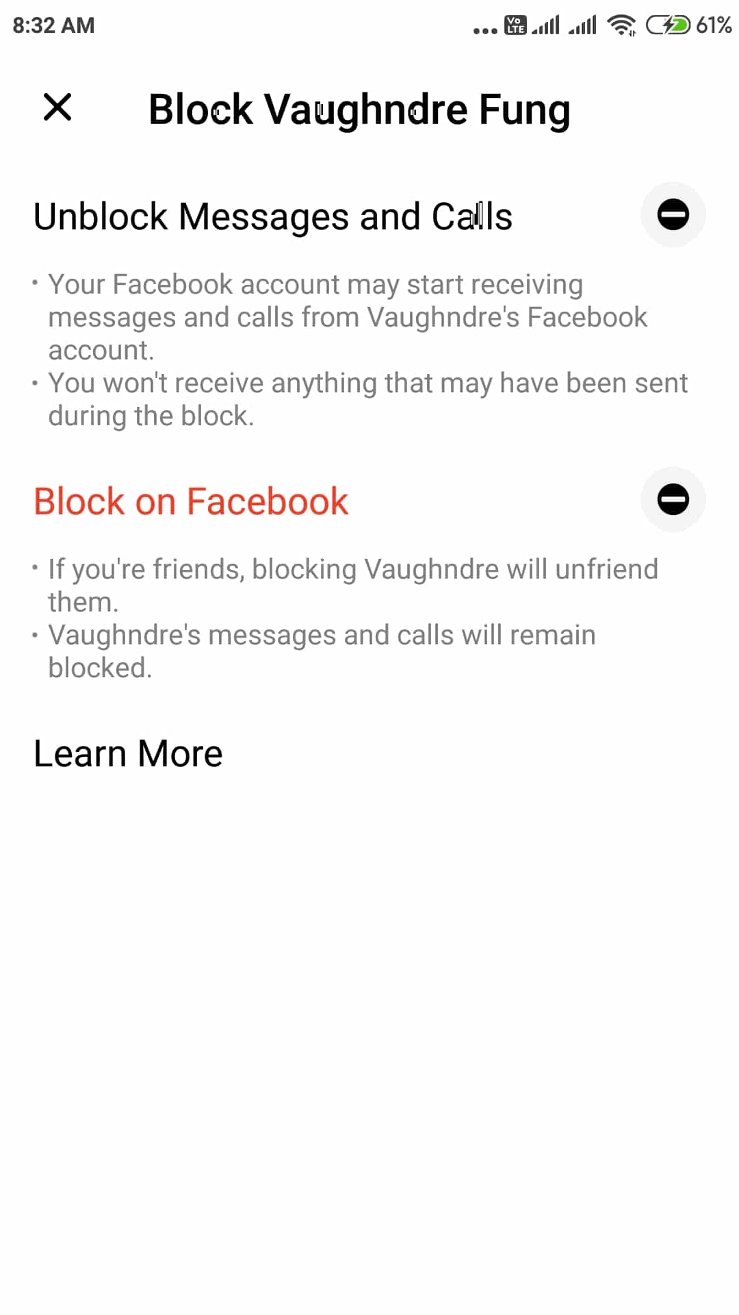 Block On Messenger Or Facebook To Remove Someone