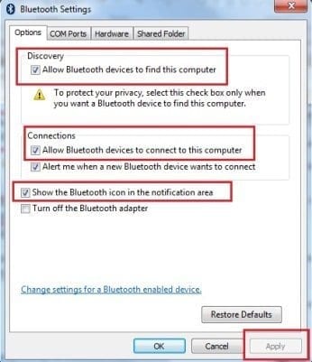 Bluetooth Discovery Mode On Windows 10 Pc