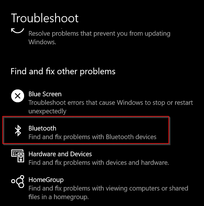 Bluetooth Keyboard Troubleshoot Windows 10