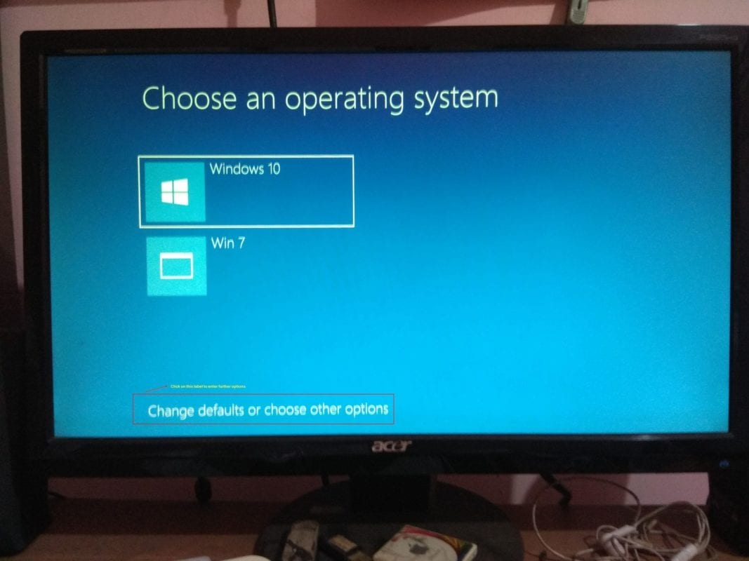 Choose Defaults Or Choose Other Options Windows 10