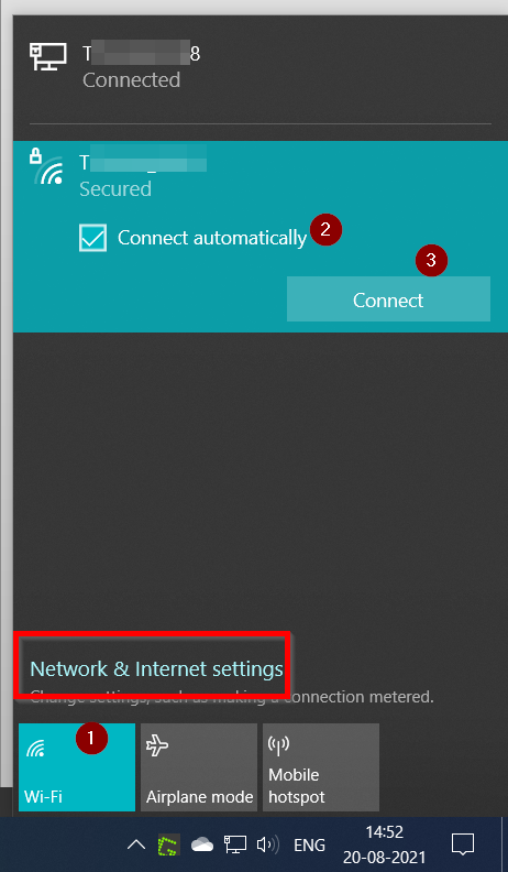 Connect Wifi Automatically Windows 10