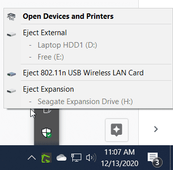 Eject Usb Mass Storage Device Safely