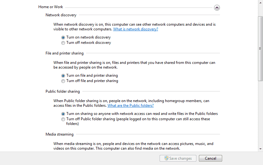 Enable Network Discovery Windows 10