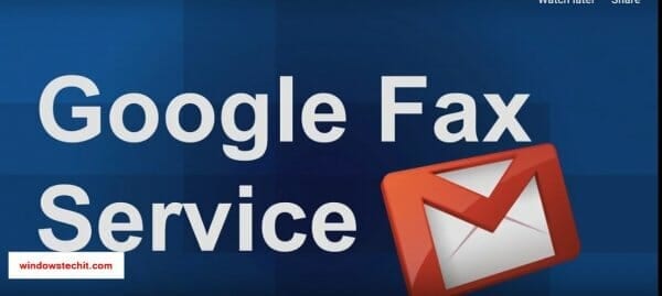 Google Fax Service Windows 10