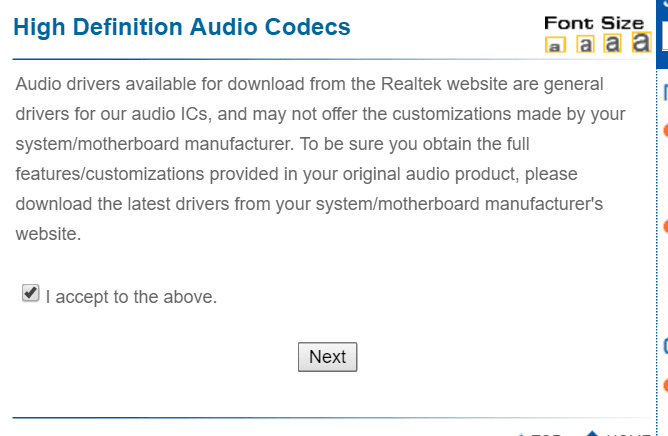 Warning Message Before You Download Hd Sound Drivers For Win 10