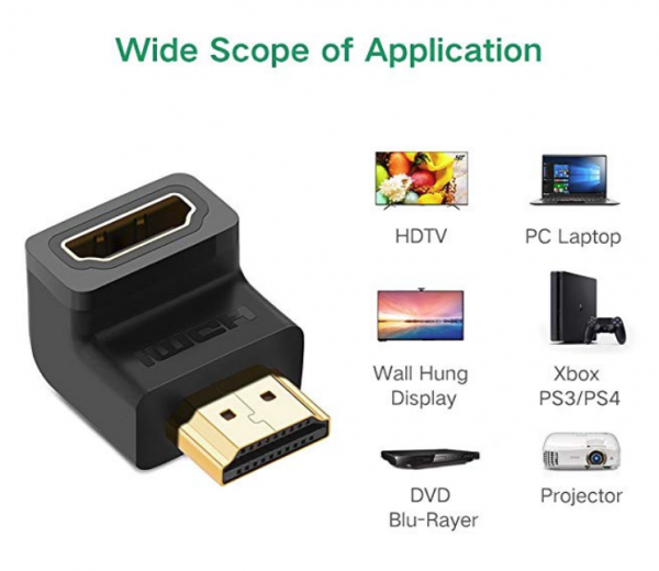 Hdmi Male To Female Connector