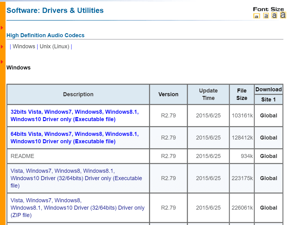 Download Latest Hd Audio Drivers For Windows 10