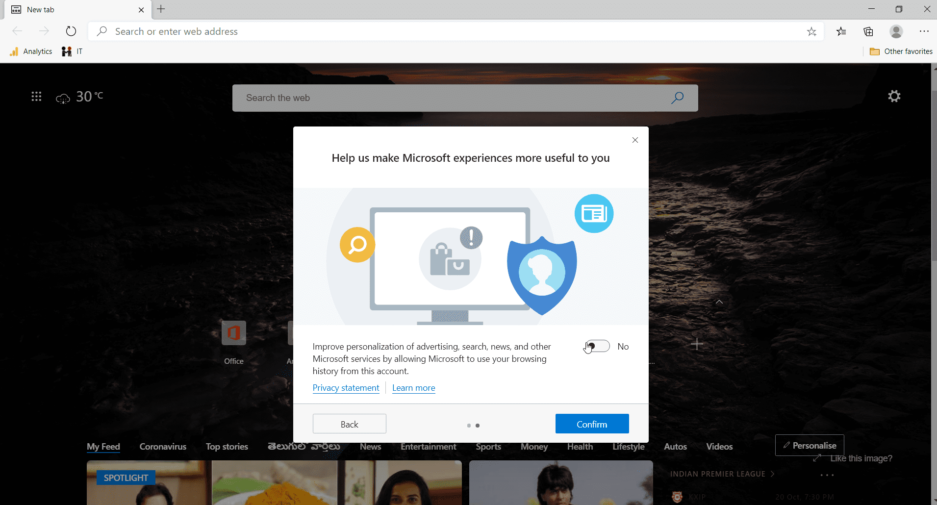 Improve Personalization Microsoft